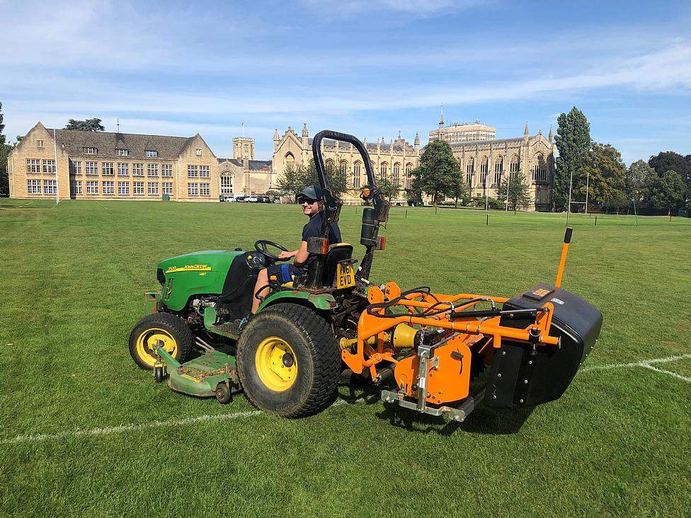 Article - The-SISIS-Rotorake-TM1000-scarifier-is-the-perfect-all-rounder-according-to-Christian-Brain-Grounds-Manager-at-Cheltenham-College.
