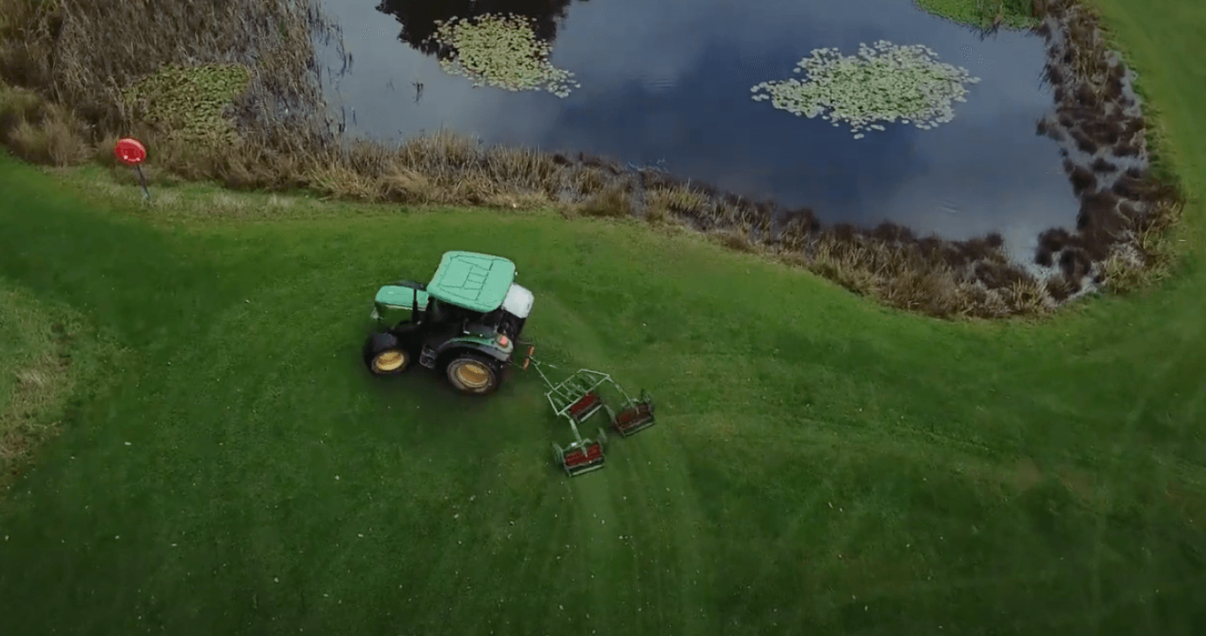 Dennis Gang Mowers in action